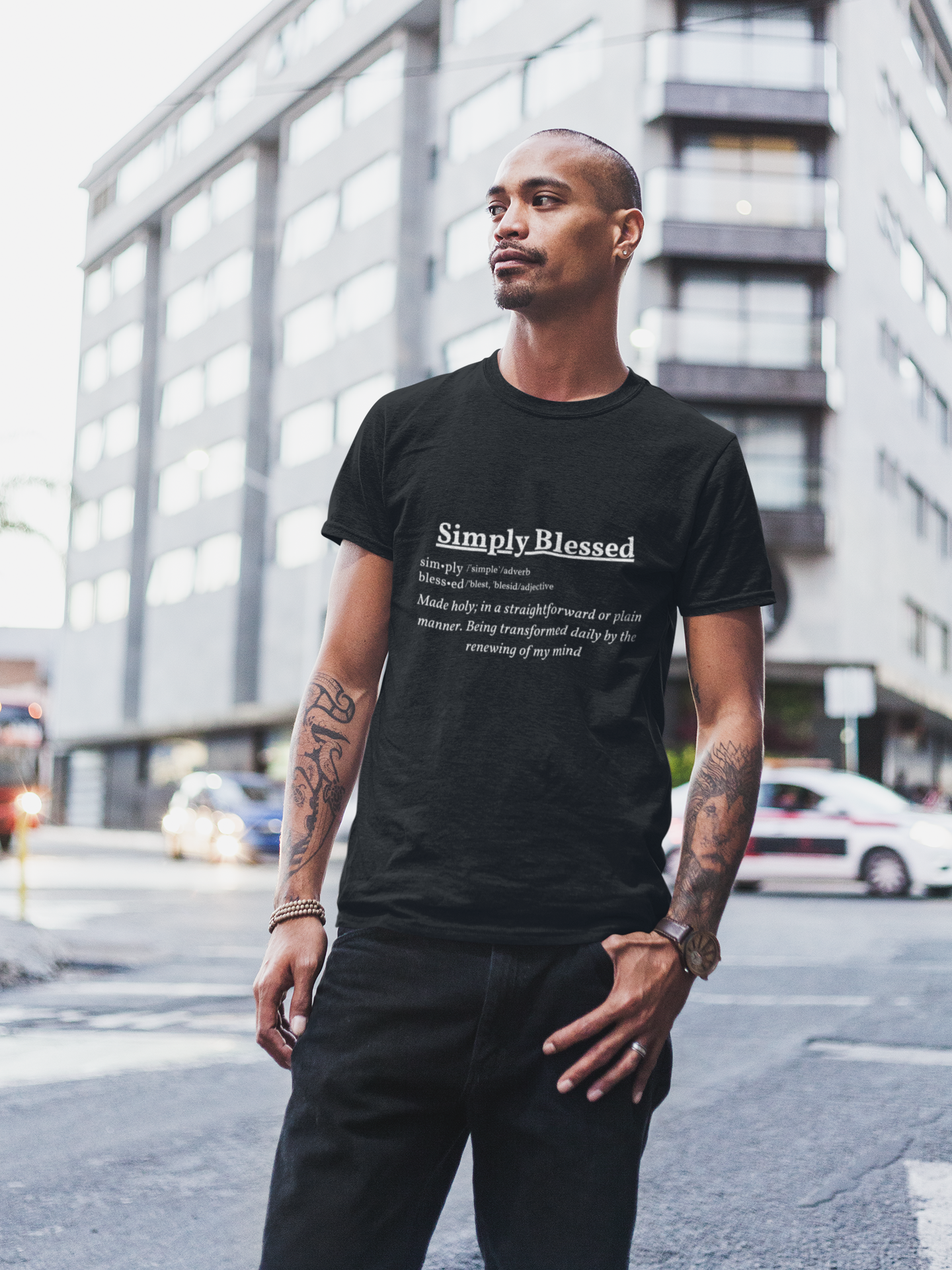 Simply Blessed Short Sleeve Definition Tee Unisex