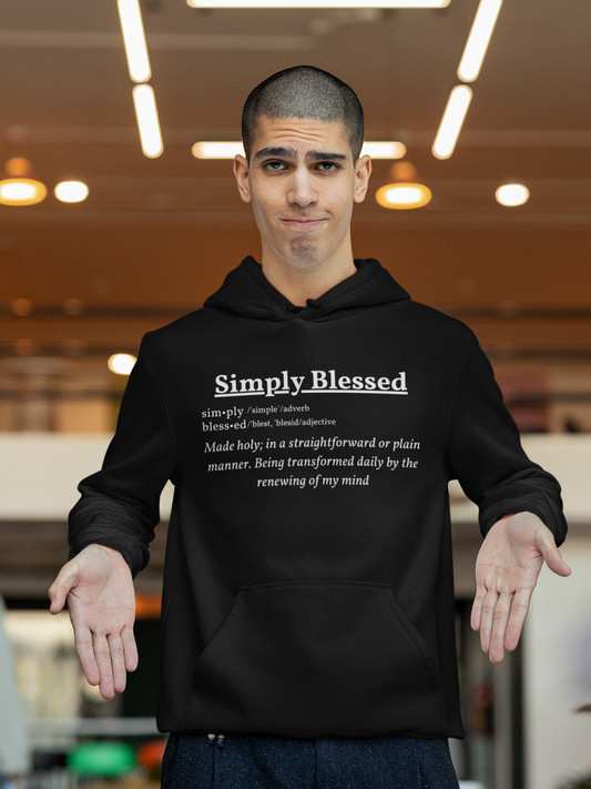 Simply Blessed Definition Hoodie