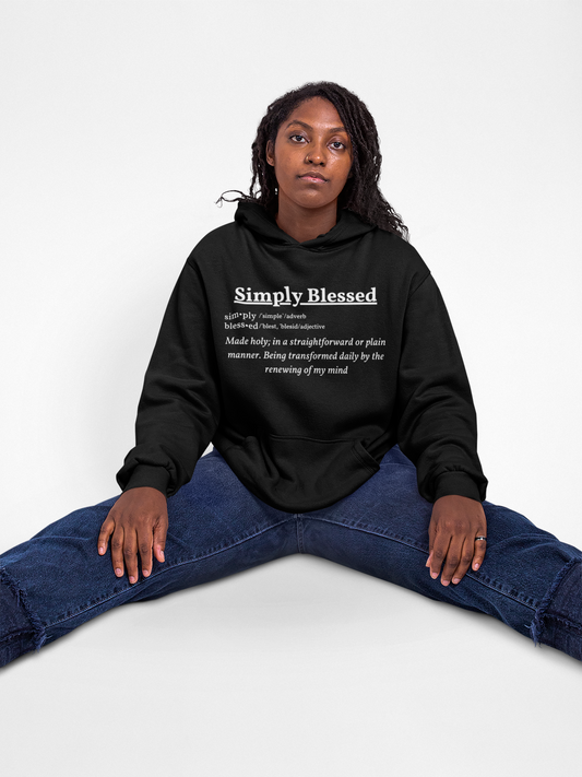 Simply Blessed Definition Hoodie